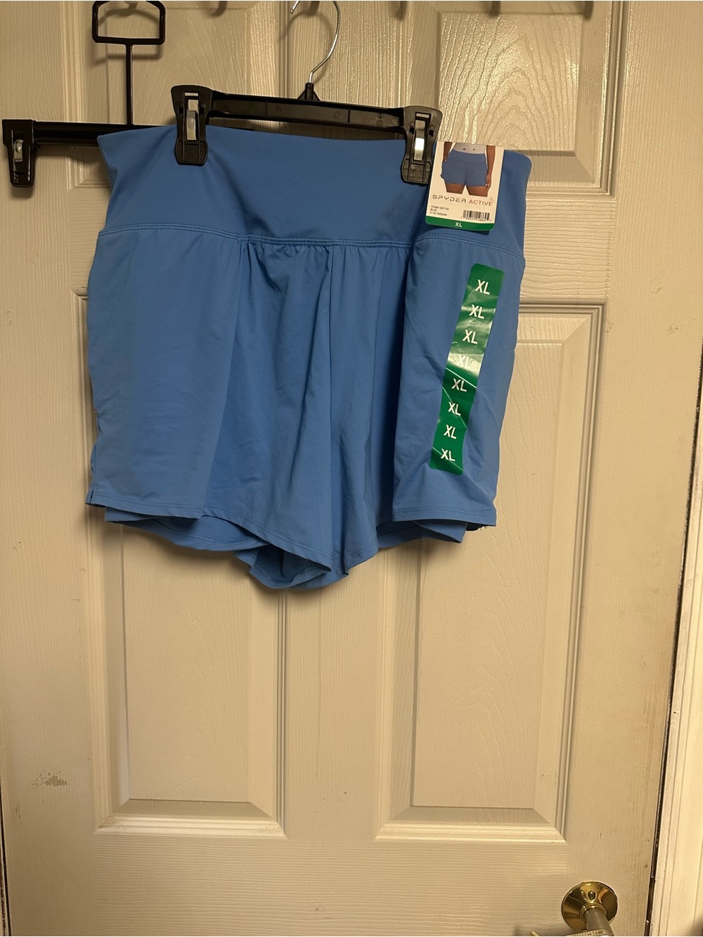 Women’s Active High-Waist Performance Shorts - Blue xl